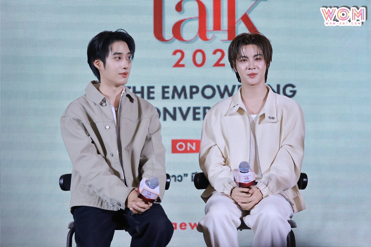 WOMENTERTAIN's tweet image. ‘ เติ้ล - เฟิร์สวัน ’ ร่วมแชร์เรื่องราว สร้างแรงบันดาลใจ ในงาน Praew Talk 2025 &quot;The Empowering Conversation&quot; 💫

#TLE_mtm #FirstOne
#TleFirstone #เติ้ลเฟิร์สวัน
#praewtalk2025xTleFirstOne
#PraewTalk2025