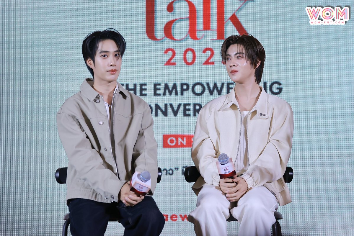 WOMENTERTAIN's tweet image. ‘ เติ้ล - เฟิร์สวัน ’ ร่วมแชร์เรื่องราว สร้างแรงบันดาลใจ ในงาน Praew Talk 2025 &quot;The Empowering Conversation&quot; 💫

#TLE_mtm #FirstOne
#TleFirstone #เติ้ลเฟิร์สวัน
#praewtalk2025xTleFirstOne
#PraewTalk2025