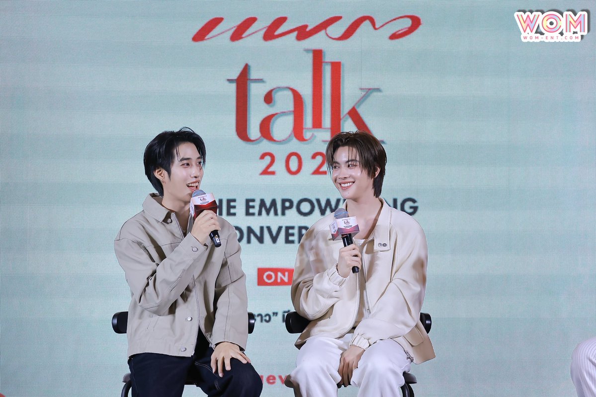 WOMENTERTAIN's tweet image. ‘ เติ้ล - เฟิร์สวัน ’ ร่วมแชร์เรื่องราว สร้างแรงบันดาลใจ ในงาน Praew Talk 2025 &quot;The Empowering Conversation&quot; 💫

#TLE_mtm #FirstOne
#TleFirstone #เติ้ลเฟิร์สวัน
#praewtalk2025xTleFirstOne
#PraewTalk2025