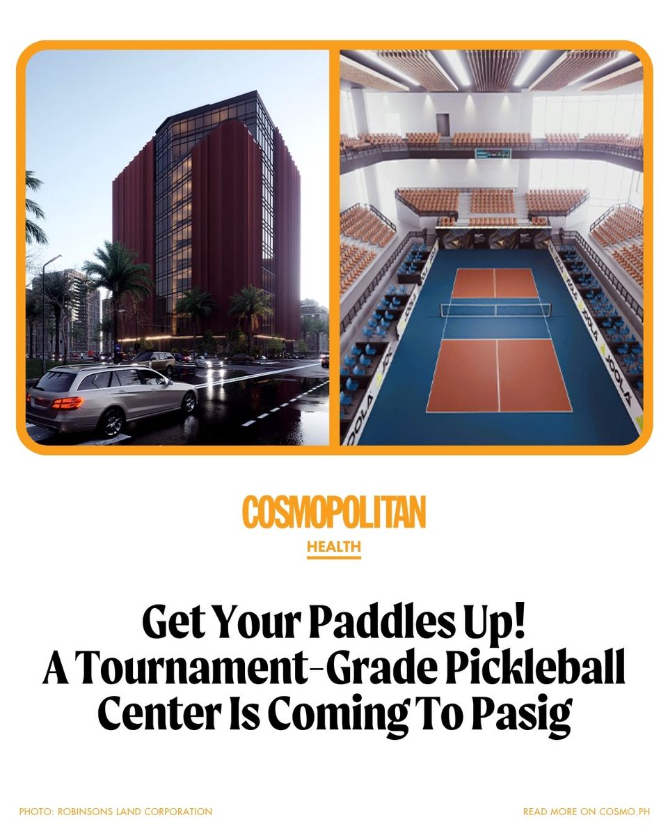 cosmo_ph's tweet image. If you've been waiting for a sign to start getting into the sport, here it is! ✨
READ MORE: bit.ly/4m7o29Q