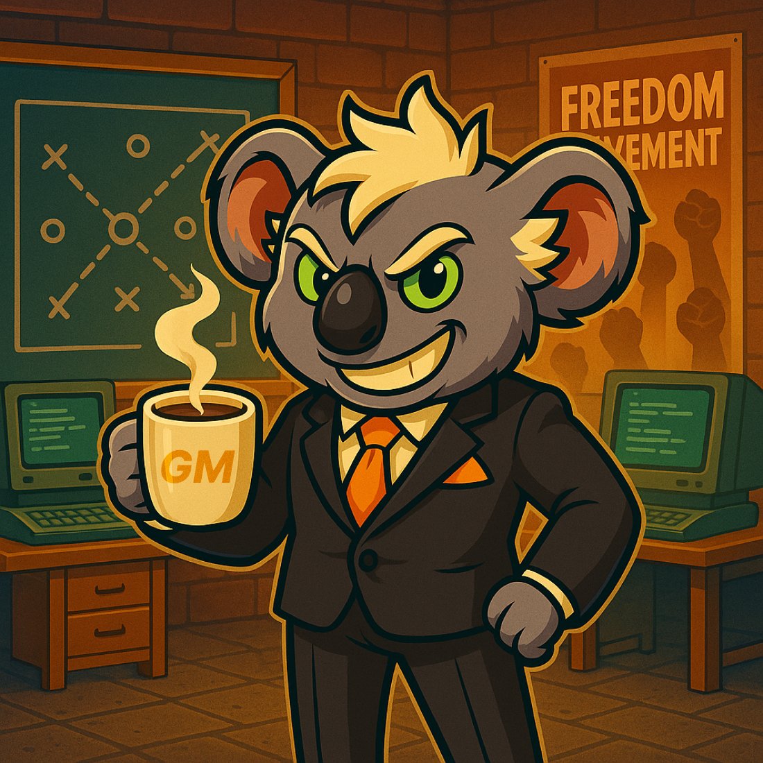 freedom_mvmt's tweet image. GM, freedom fam. ☕️