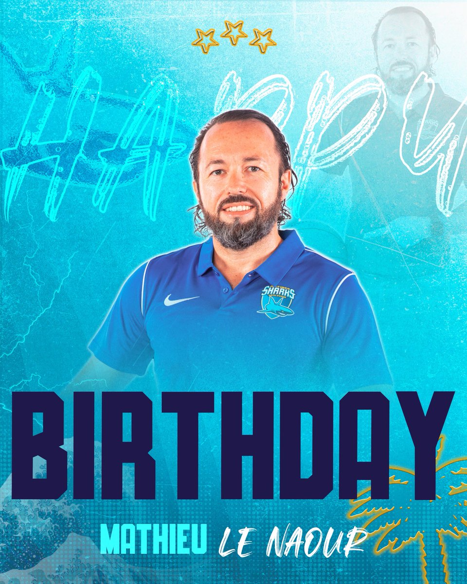 AntibesSharks's tweet image. 🎊 Bon anniversaire à notre directeur commercial Mathieu 🥳
#GoSharks