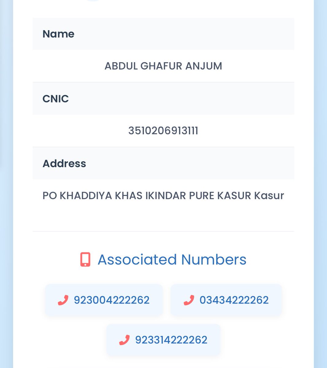 ravian_dani's tweet image. غفار انجم اڈیالہ جیل کا سپرٹینڈنٹ 03004222262 کسی بھی انصافی کا میسیج ملتے ہی گالیاں دے کر ان کو بلاک کر دیتا ہے ۔ تو کچھ نا کچھ تکلیف تو اس کو پہنچ ہی رہی ہے ۔ سب دوست اپنی بساط کے مطابق اس کی مرمت کرنے کا بندوبست کریں ۔
اپنے بیرون ملک پاکستانیوں سے درخواست ہے کہ اس کار خیر…