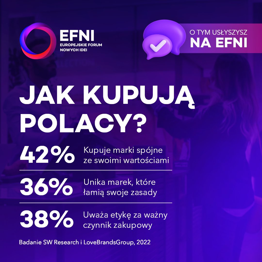 Nowoczesny konsument nie kupuje już tylko produktów. Kupuje postawę, przekonania i autentyczność. A jeśli ich nie widzi - odchodzi.

To nie chwilowa moda - to realna zmiana, którą najlepiej widać wśród przedstawicieli młodszych pokoleń.

Zdziwiły Was te liczby?