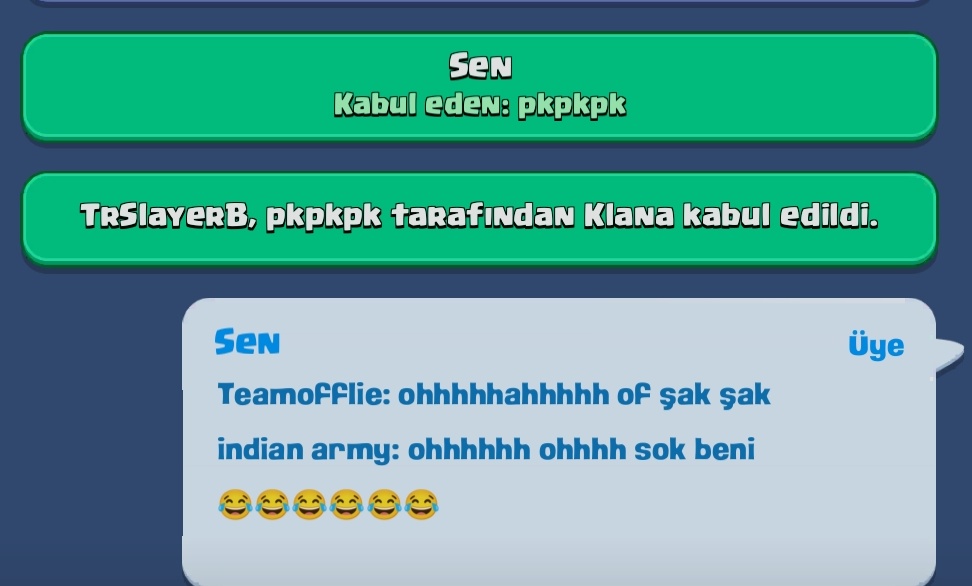 Rakip klanı ufak bir ziyaret ettik