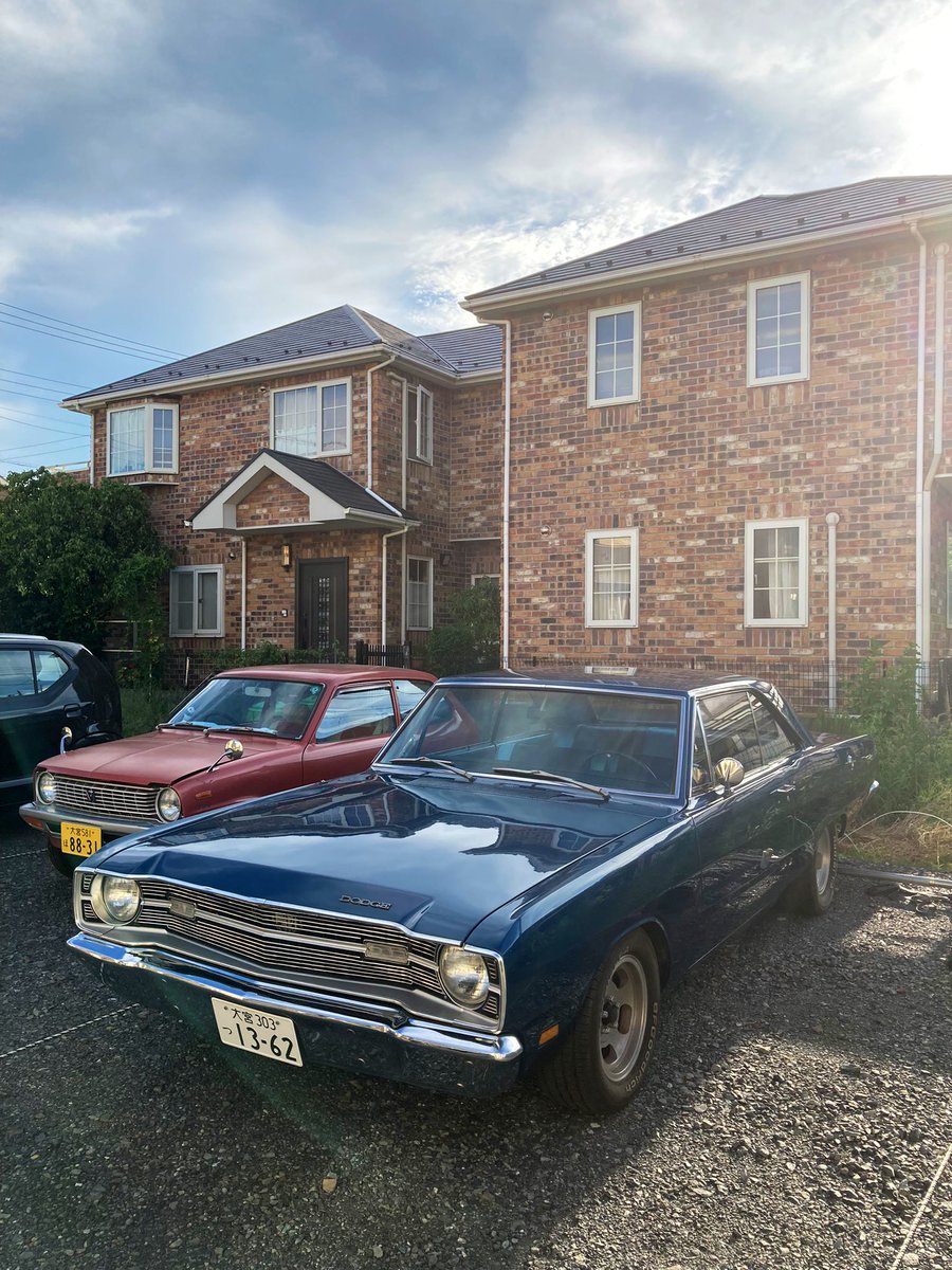 hirobaske616's tweet image. 1969 DODGE DART納車。
5年前まで乗っていた元相棒、ご縁を頂き戻ってきました。