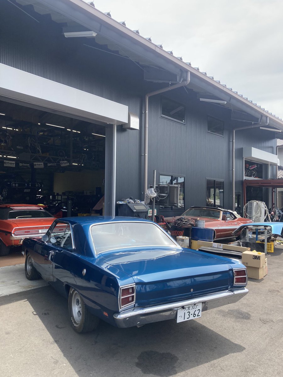 hirobaske616's tweet image. 1969 DODGE DART納車。
5年前まで乗っていた元相棒、ご縁を頂き戻ってきました。