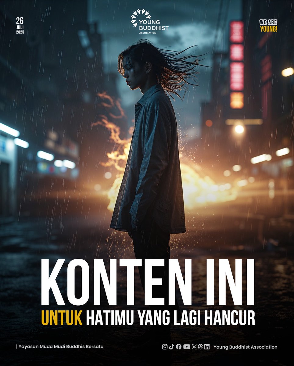 Konten Ini Untuk Hatimu yang Lagi Hancur
Kalau kamu merasa tidak kuat… itu karena kamu masih mencoba kuat.
Kadang melepaskan bukan berarti menyerah, melainkan bentuk awal mencintai diri sendiri.