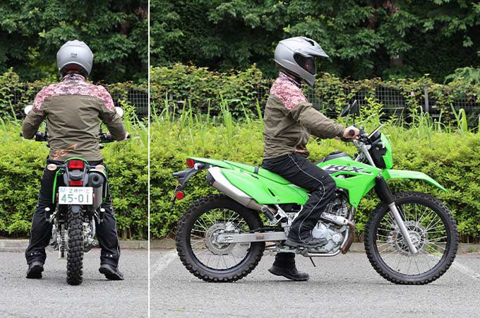 PutiMotor's tweet image. カワサキ KLX230Sの試乗レビュー❗️
発進時のググっと押し出されるようなパワー感に加え、街中を3~4速で走っている場合も、キビキビと元気のいい走り。
ダートもストレスなく走り回れる。
身長170cm
【車重/シート高/タンク/出力/価格】
133kg/845mm/7.6L/18ps/594,000円
bikebros.co.jp/vb/offroad/oim…