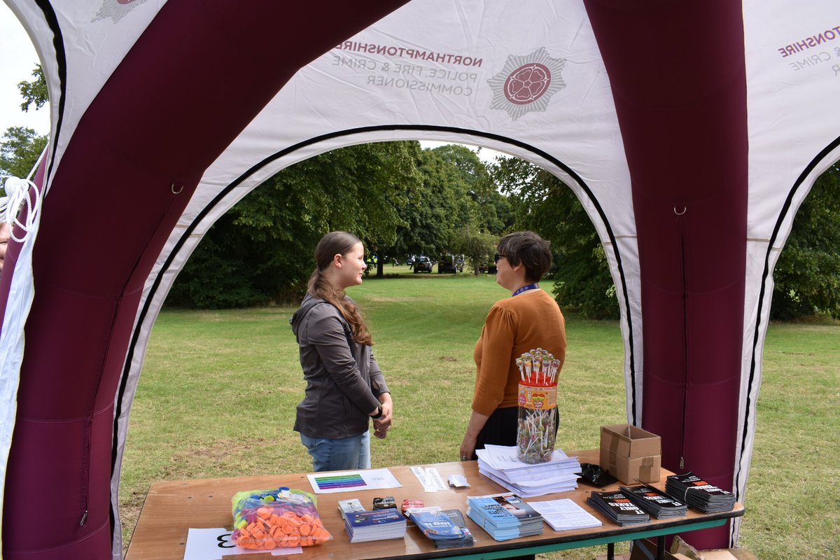 Hello, we are at the Community Open Day at Delapre Abbey today, Sunday 27th July until 4pm. Come &amp; find out more about the work of the Commissioner, who oversees both police &amp; fire &amp; who provides a large number of services to prevent crime &amp; support families.