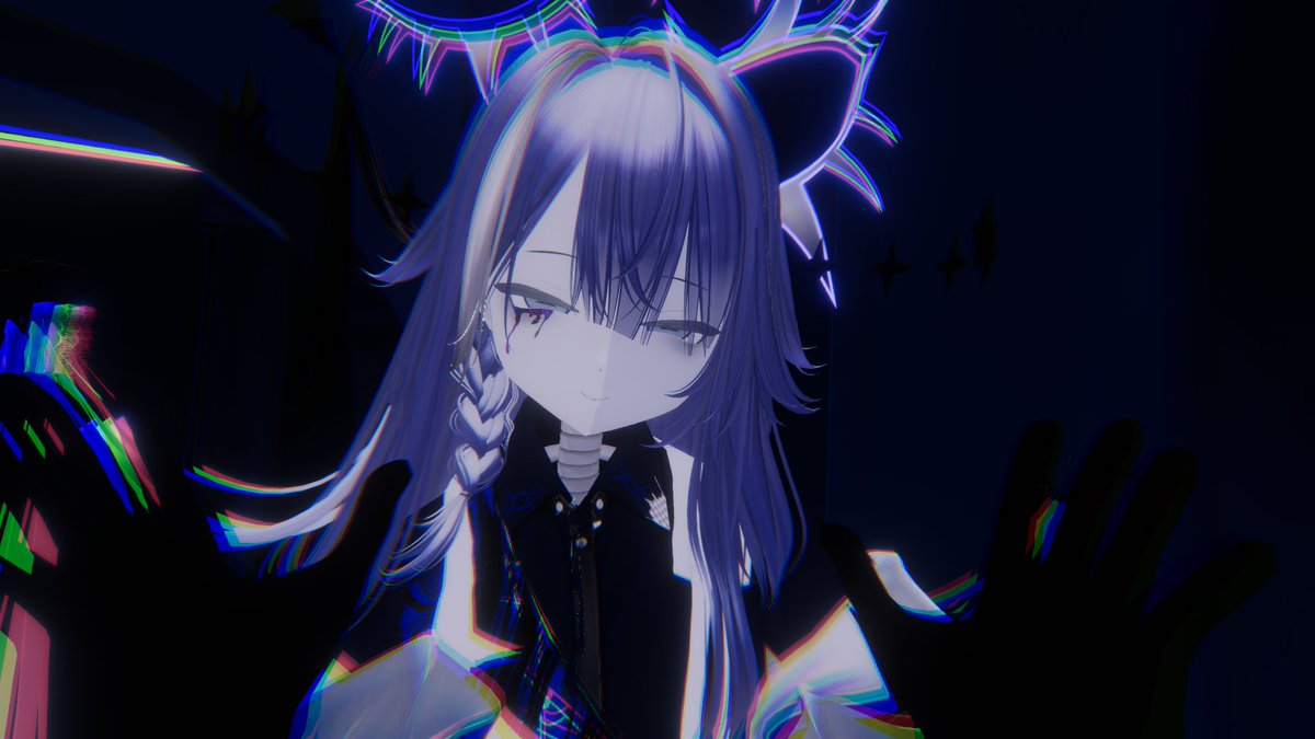 VRchatkromiya's tweet image. これがポストエフェクトですか......