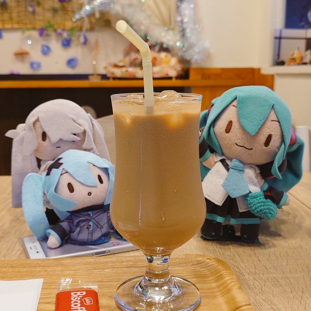 ec_miku's tweet image. ティータイム！
#ふわぷち #ぬいぐるみの時間 
#DollCafeTwinkleStars