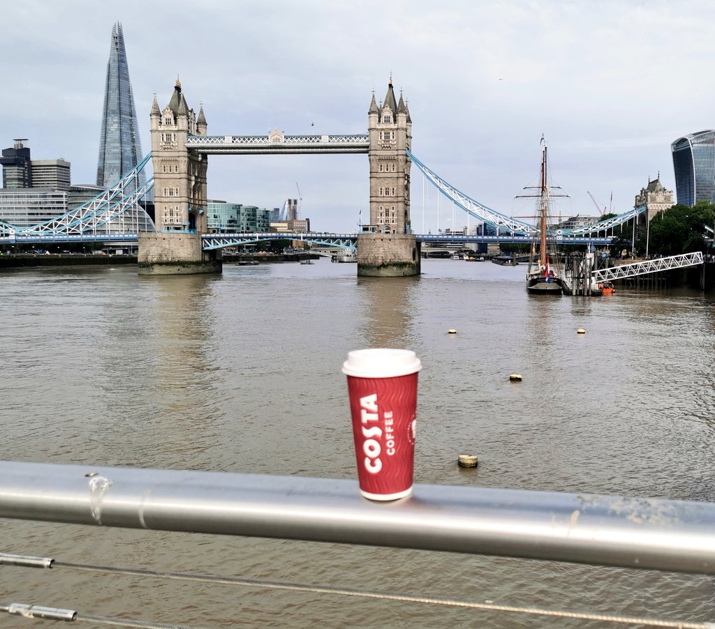 I've had my morning coffee in much worse places than this - quiet, peaceful and a perfect place for a bit of reflection...on the deck <a href="/HMSPresidentRNR/">HMS President</a>