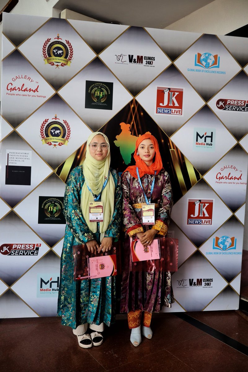 <a href="/Teamstringmo/">Team Stringmo</a>'s Zaibun Nissa &amp; Siddiqa Banoo represented UT Ladakh at the International SDG Conference in Srinagar, organized by Global Human Rights Trust under UNDESA
They spoke on sustainability, culture &amp; gender equality, earning wide applause #YouthEmpowerment

<a href="/prasarbharti/">Akashvani News Leh</a>