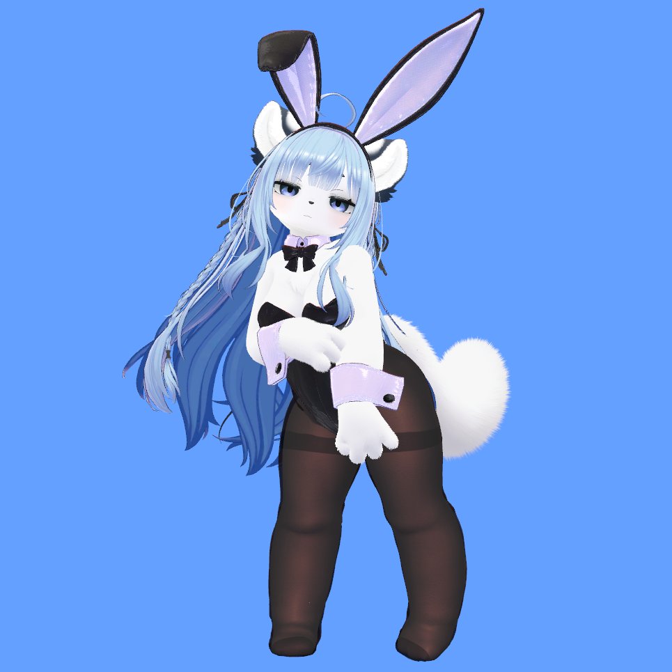 Nitoriv's tweet image. 灰島ちゃんにバニー服着せた！