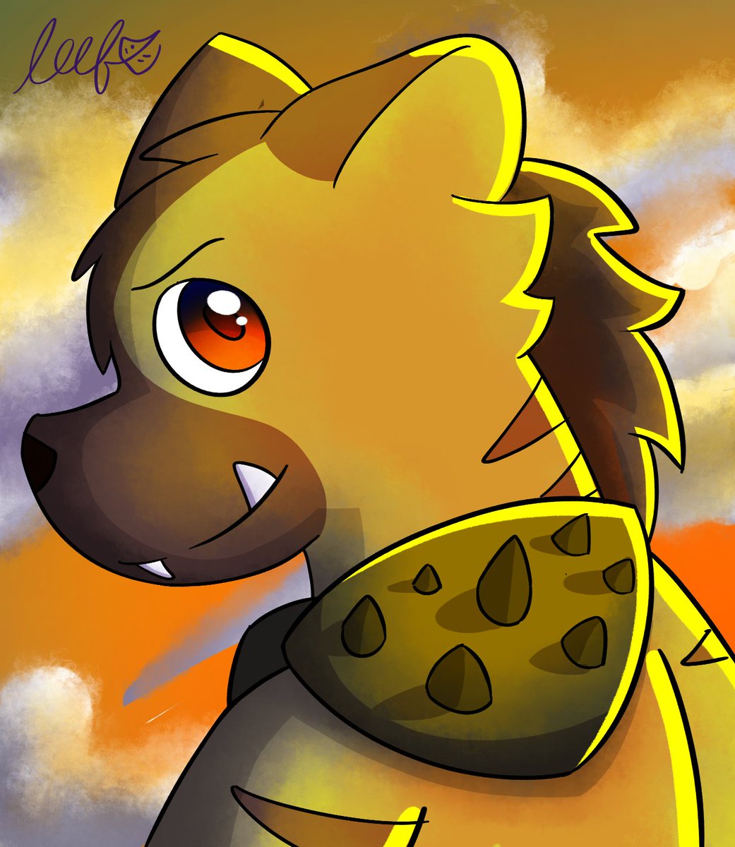 Somerandomguyn2's tweet image. This is @Fuzzbyroo 's yena. Everyone give him pets, he only bites a little
#hyena #furry #anthro #artfight