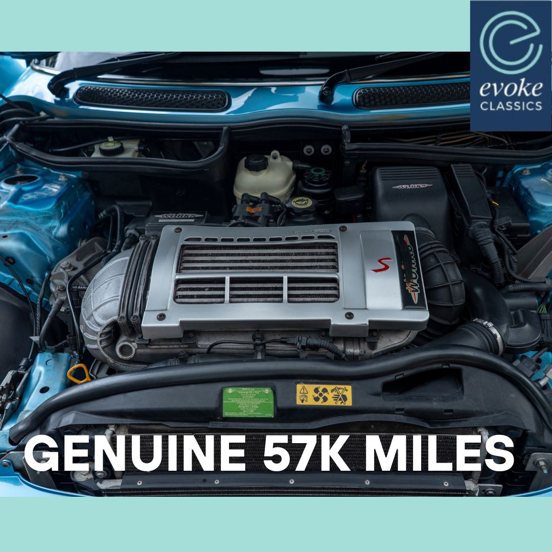 EvokeClassics's tweet image. LIVE AT AUCTION
2004 JCW Mini Cooper S (Pre BMW)
evoke-classics.com/auction/#/lots…
Genuine 57,500 miles
Lots of desirable JCW options
JCW Certificate of Authenticity
Detailed service history
MOT until June 2026
Rare bucket seats
HPI clear
#JCW #JohnCooperWorks #CooperS #MiniCooperS