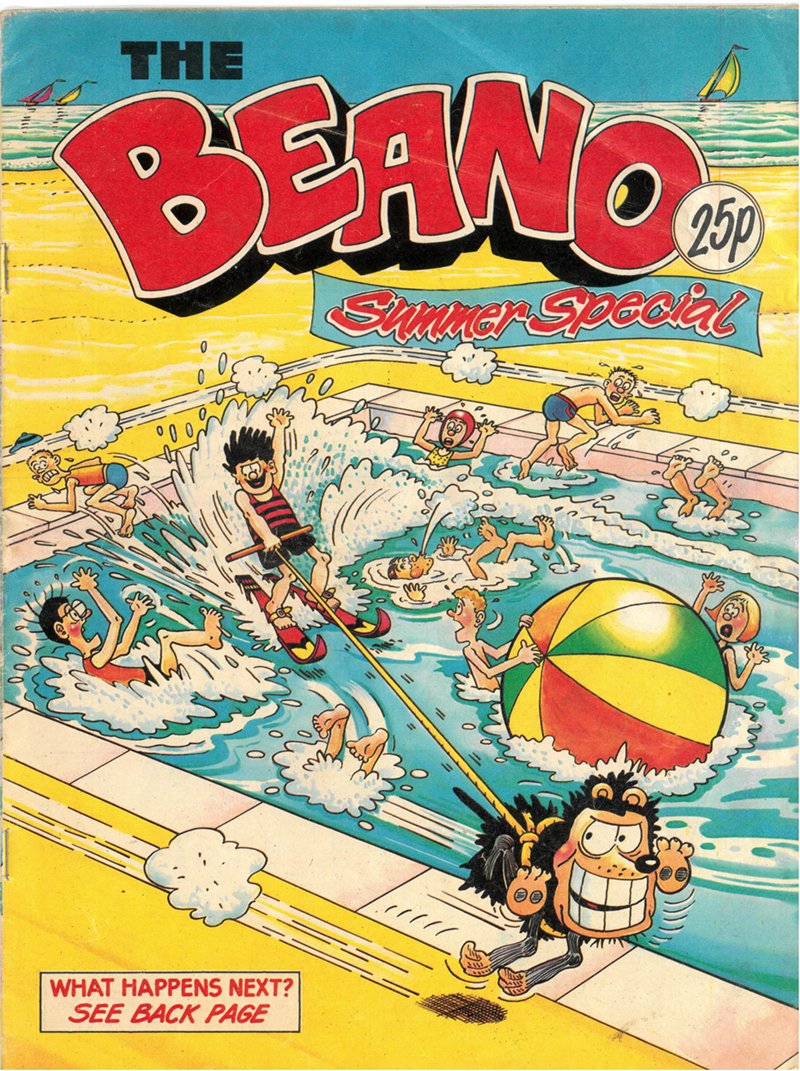 thefcfc's tweet image. It's the summer holidays, which means it's time for The Beano Summer Special from 1979, featuring Dennis The Menace, Minnie The Minx, The Fix-It Twins and, unfortunately, Biffo The Bear. Only 25p!
podbean.com/eas/pb-5ian2-1…