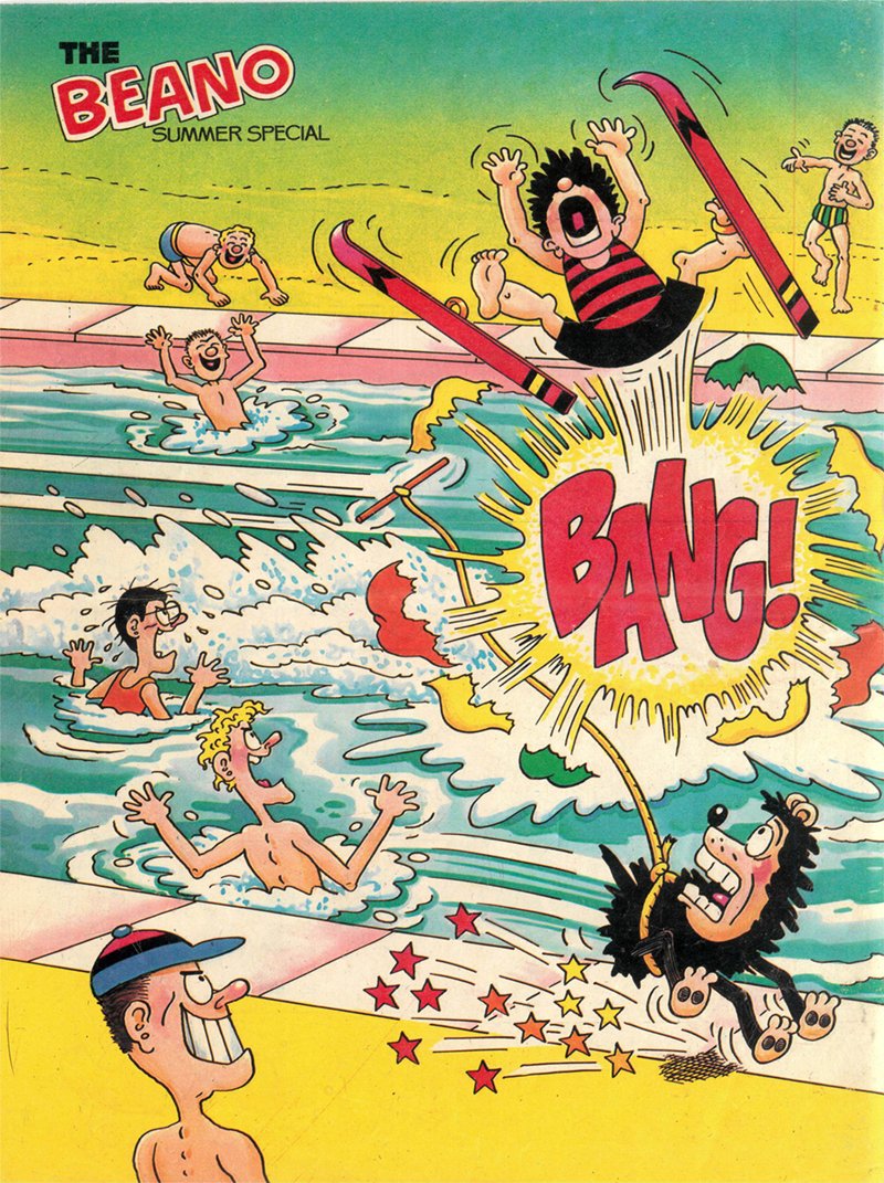 thefcfc's tweet image. It's the summer holidays, which means it's time for The Beano Summer Special from 1979, featuring Dennis The Menace, Minnie The Minx, The Fix-It Twins and, unfortunately, Biffo The Bear. Only 25p!
podbean.com/eas/pb-5ian2-1…