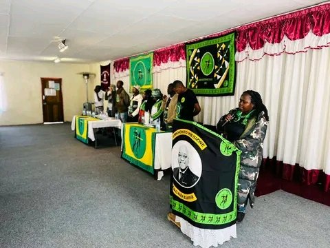 CadreNguyi's tweet image. Commander Morning π
uMkhonto weSizwe Youth League Young Lion Assembly at Gert Sibande, Ermelo - Mpumalanga. #GwazaMkhontoGwaza ππ€