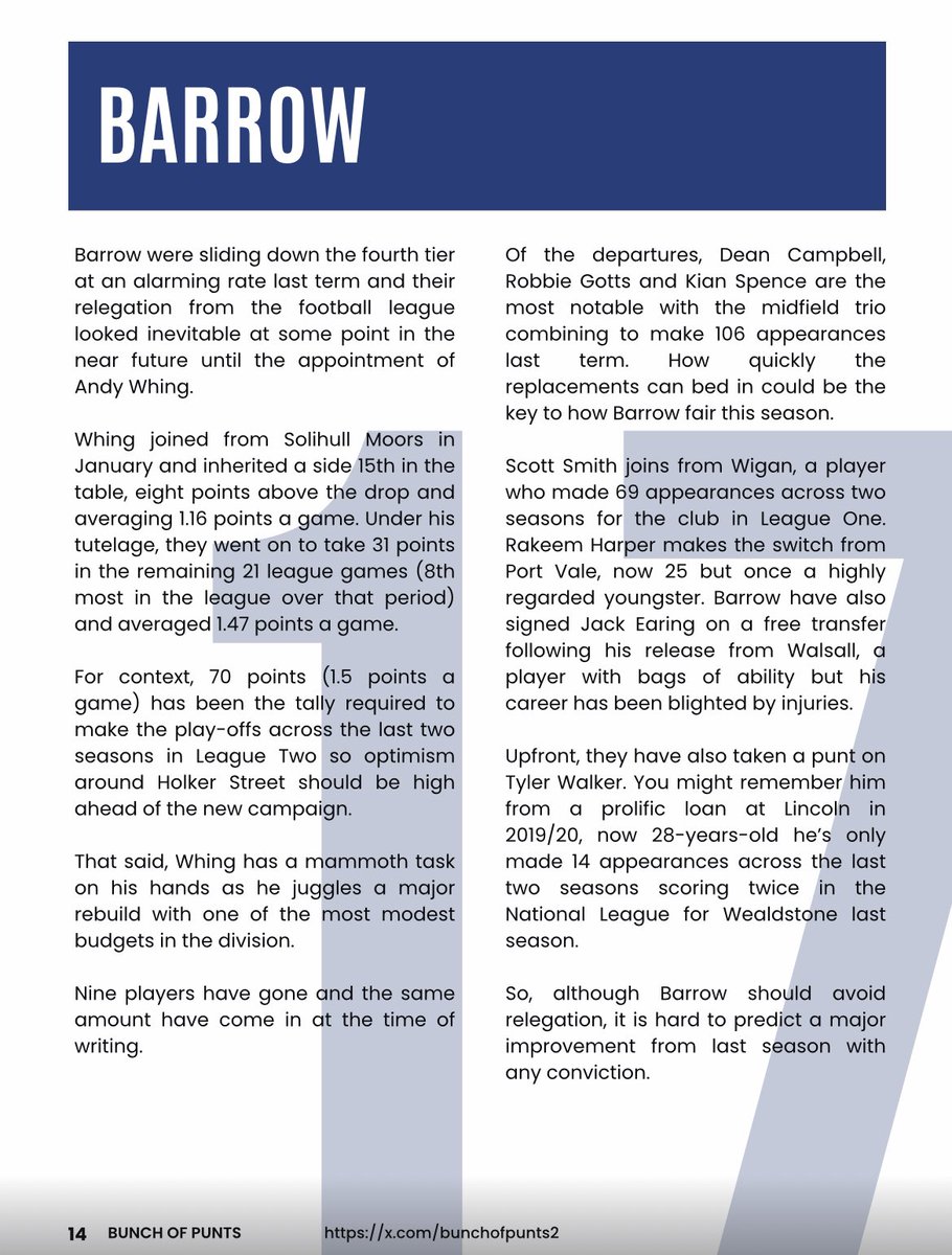 matthew_oregan's tweet image. 🚨🚨After weeks of hard graft- the outright magazine is live- @JimmyThePunt &amp;amp; I made a magazine that’s well worth buying- over 145 teams previewed🚨🚨

- in depth 1-24s from prem to national league
-step 2 and 3 analaysed
- best bets 

SIGN UP NOW mymembers.io/bunchofpuntsou…