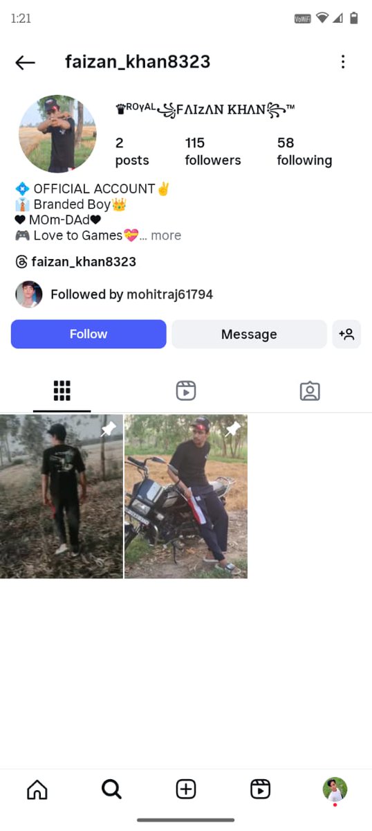 SanjayK19568846's tweet photo. महोदय faizan khan8323 अपनी इंस्टा 🆔 से हिन्दुओं के आराध्य भगवान श्री राम पर अभद्र टिप्पणी कर सांप्रदायिक दंगा भड़काना चाह रहा है, उक्त व्यक्ति को चिन्हित कर कठोर कार्यवाही करें @CMOfficeUP @Dmpilibhit @igrangebareilly @pilibhitpolice @Uppolice @dgpup @myogiadityanath https://t.co/VgrTGo13md
