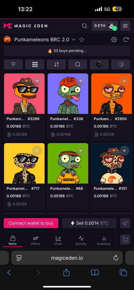 ElGreco1030's tweet image. New ath for @punkameleonbtc
