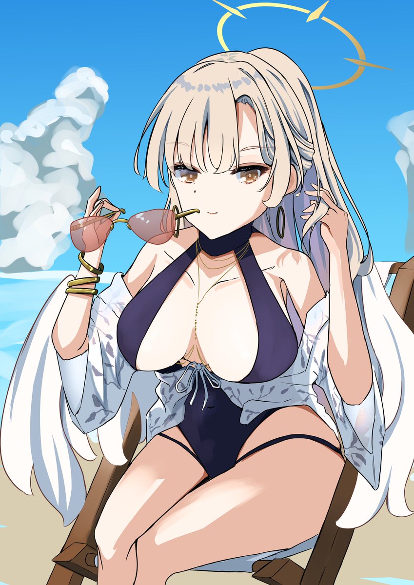 arubireon's tweet photo. 水着ナギサ https://t.co/4nwr0vw2Pa