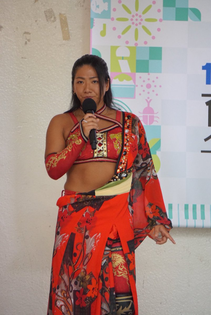 ProWrestlingJp's tweet image. 出てきた瞬間に「黒っ‼️松崎しげるかっ‼️」って思ってしまった久しぶりに生で見た岩田美香選手

写真で見るよりなんか黒かったです

#tbc夏まつり2025 #SENJO #東北放送 #岩田美香