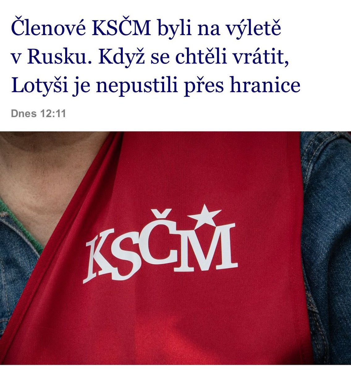 VyvleckovaM's tweet image. Nemohla by tam, prosím, vycestovat celá komunistická strana a zůstat si tam?! Hodně věcí by to konečně vyřešilo