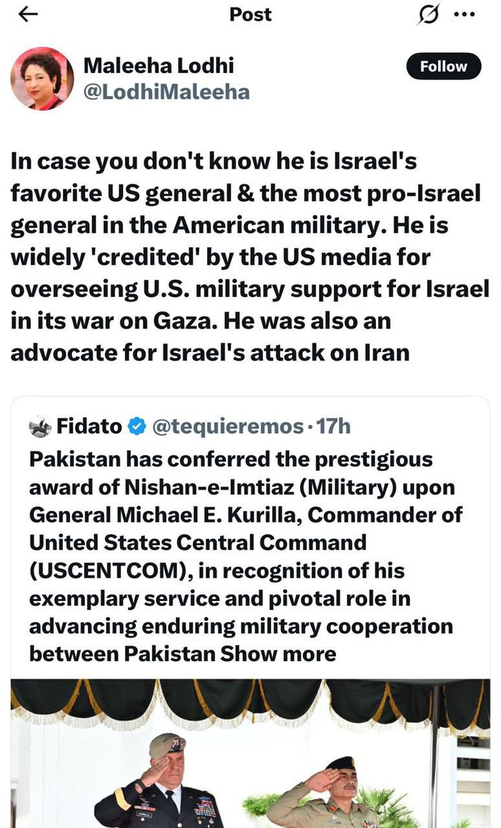 talhalion1's tweet image. ‼️‼️ملیحہ لودھی خود کو امریکہ میں سفیر کے طور پر تعینات کرنے کے لیے جارحانہ انداز میں سب کی کوششیں کر رہی ہیں تاہم ان کی فرسودہ سوچ وزارت خارجہ کے سفارتی کارپس کی خواہش ہے کہ سفیر کے عہدے سفارت کاروں کے پاس رہیں،اس کو چاہیے کہ وہ اپنی ذاتی رنجشوں کو کہیں اور بھوننے دیں
