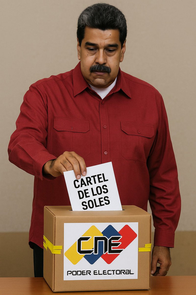 Nicolasnomaduro's tweet image. Buenos días, ya por aquí depositando mi voto fiel al Cartel de los soles porque ese es el equipo ganador y ahora con el reconocimiento internacional de estados unidos me siento como el elegido 💥