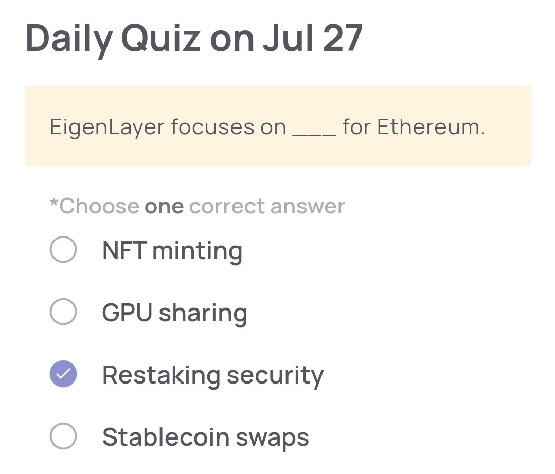 Xenea wallet Quiz Answer !!!
🗓: Jul 2️⃣7️⃣
Ans: 3️⃣
#Xenea #xeneaquiz #xeneawalletquiz
#xeneawalletquiz