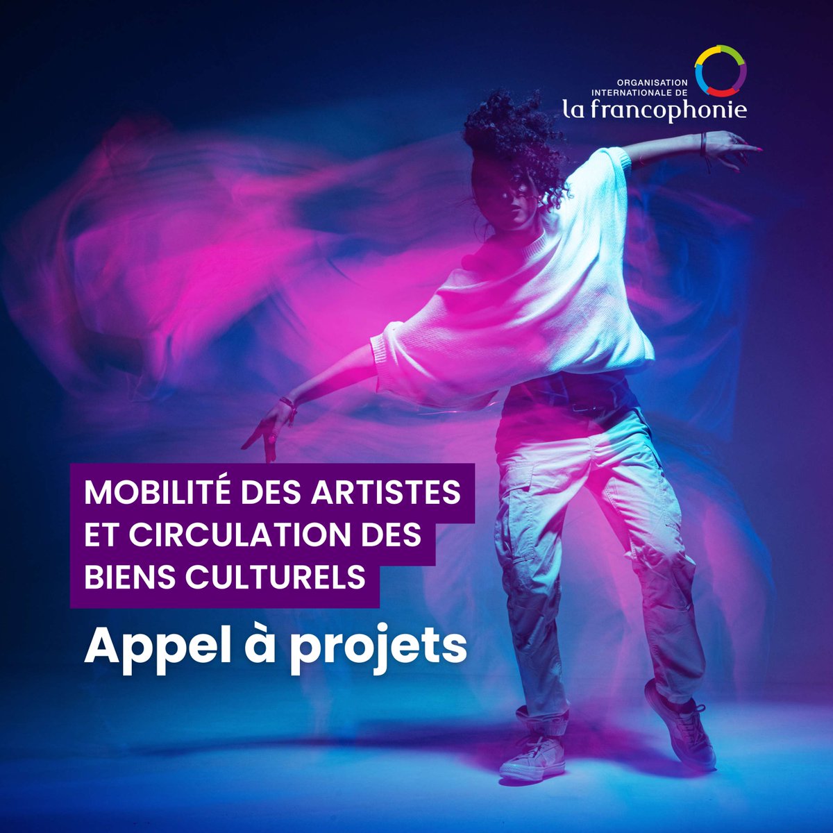 Appel à projets #MobilitéArtistique !

Vous êtes artiste ou acteur culturel francophone ?
L’OIF souhaite vous soutenir dans vos déplacements professionnels et la diffusion internationale de vos œuvres.

🔗 Postulez ici : ow.ly/m4yL50WraKl

#Francophonie
#DiversitéCulturelle