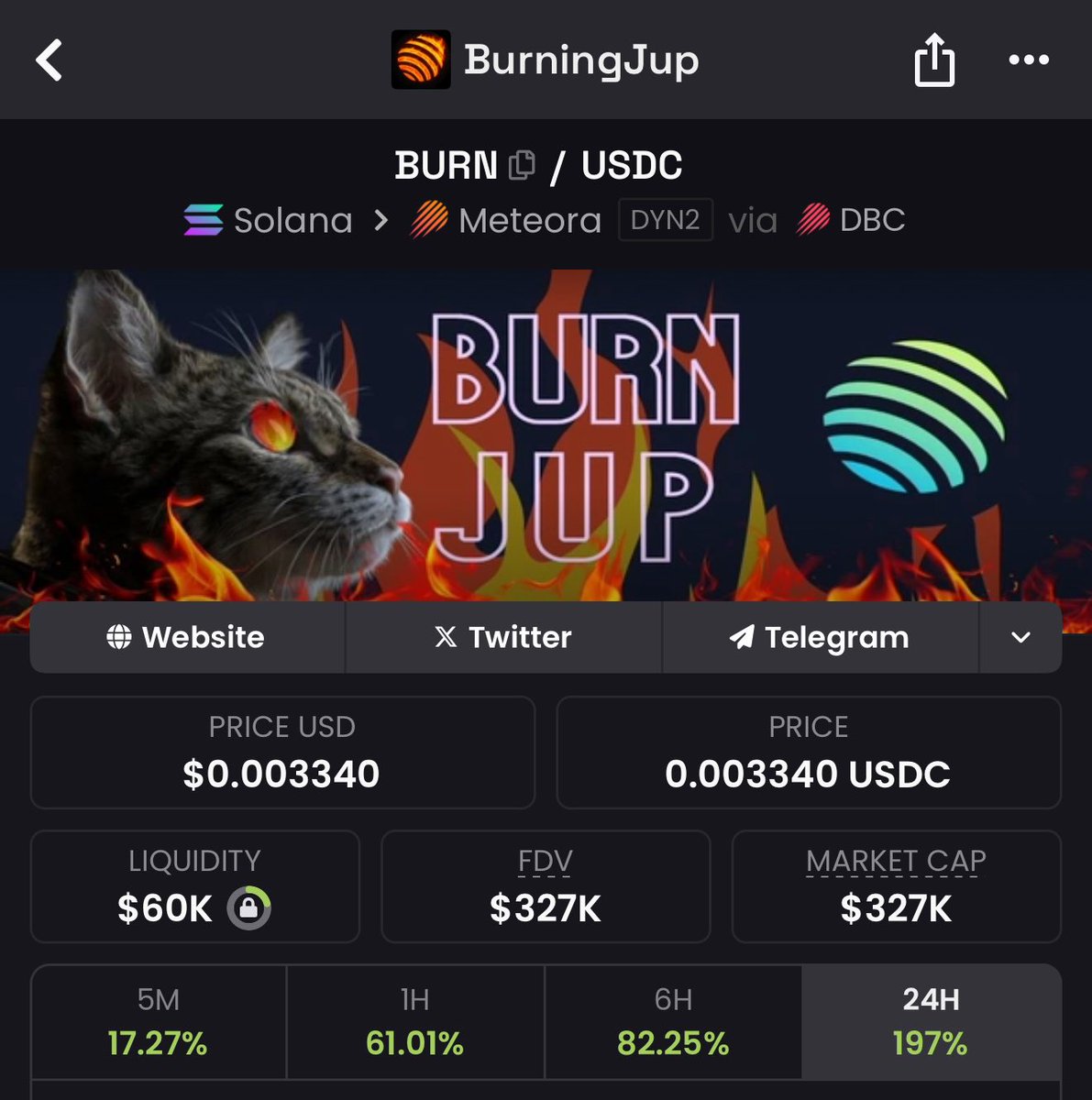 the great fomo would step in soon 

more believe would get burnt 🔥

$BURN it 

ROAD TO 1 MILLION mc 🚀