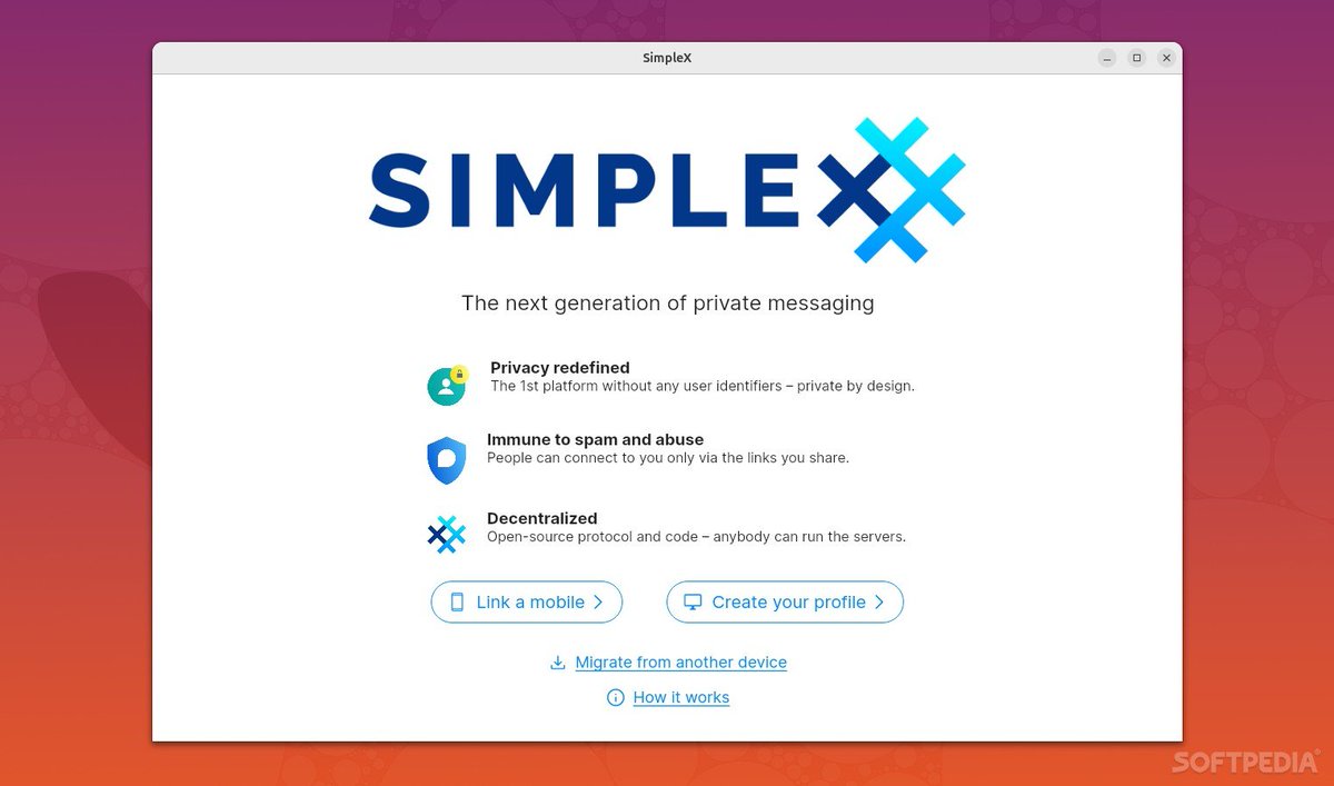 SimpleX Chat uses temporary anonymous identities for each conversation. 
No phone numbers, usernames, or permanent identifiers required.
