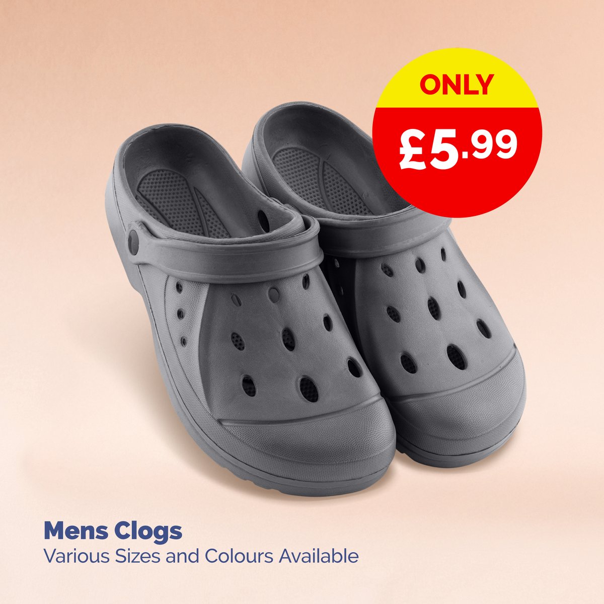 Whether you're heading on holiday, running errands or just relaxing at home, we've got the perfect pair of clogs &amp; sliders for the whole family!

#sliders #clogs #poundstretcher