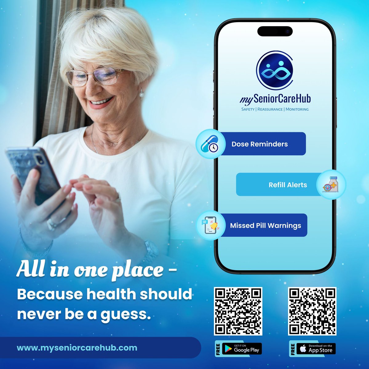 myseniorcarehub's tweet image. 🧠 Never miss a dose again.
With MySeniorCareHub, everything is in one place 
👉 Scan. Download. Relax.
🔗 myseniorcarehub.com
#SeniorCareTech #MedicationReminders #ElderlyHealth #DigitalCare #CaregiverSupport #AgingWell #SafeMedication #HealthMonitoring #MySeniorCareHub