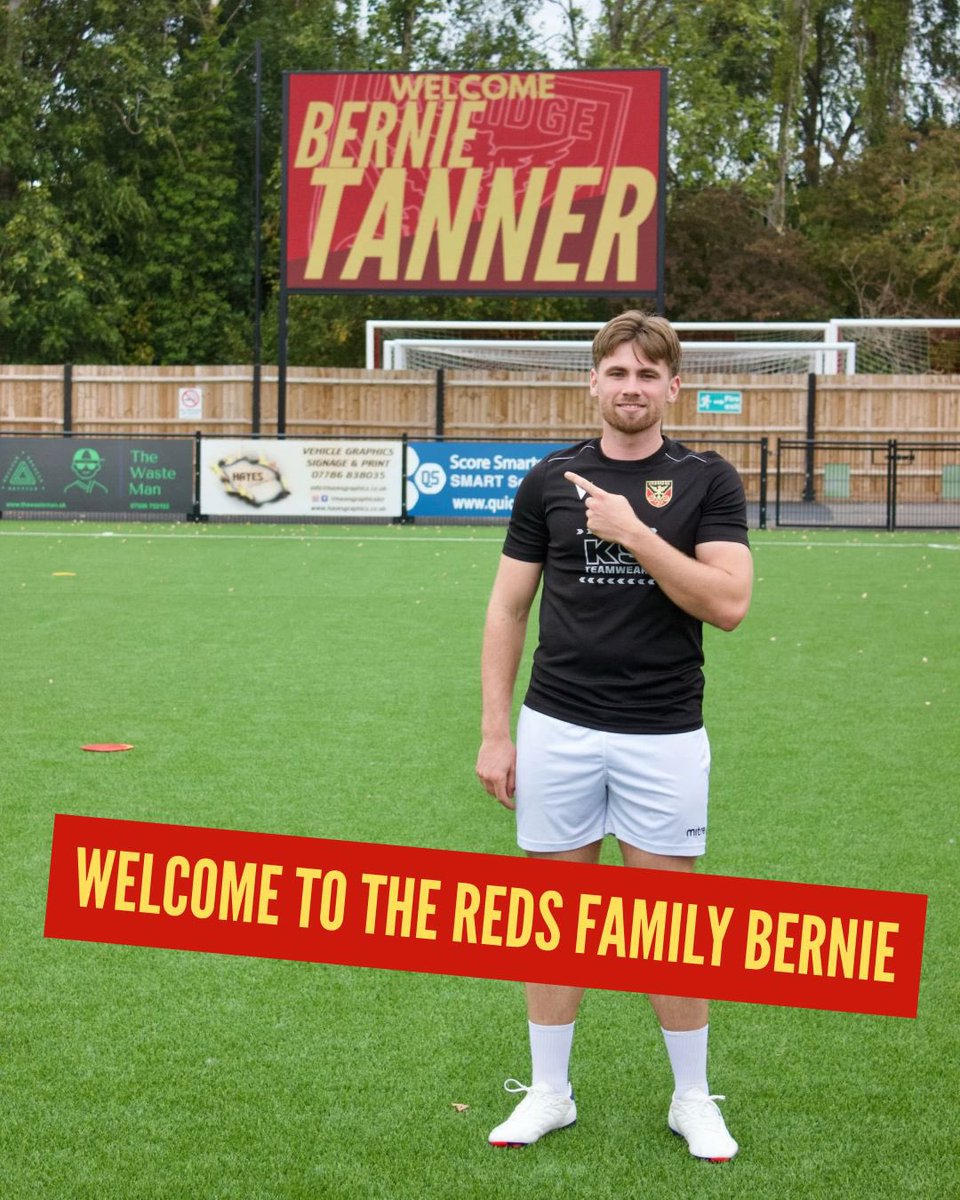 Another new signing for our first team! Bernie joins us this season from Enfield Town. We are happy to have you! <a href="/Bernie_Tanner05/">Bernie Tanner</a>  #redarmy