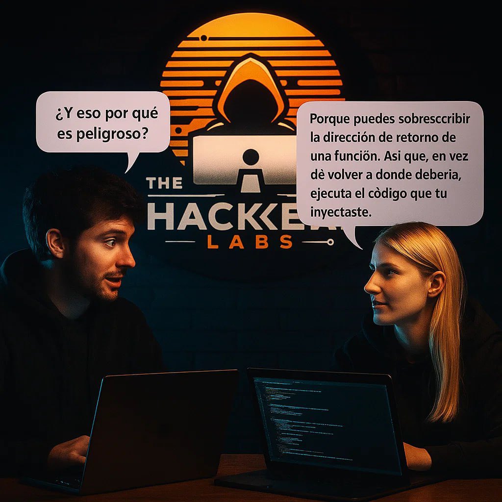 thehackerslabs's tweet image. 🔍 ¿Qué es un Buffer Overflow? Explicación clara y rápida para profesionales de la ciberseguridad

linkedin.com/posts/the-hack…

🔐 #Ciberseguridad #BufferOverflow #HackingÉtico #Infosec #ExploitDevelopment #SeguridadInformática #CyberSecurity #DevSecOps #MemoryManagement #SecureCodin