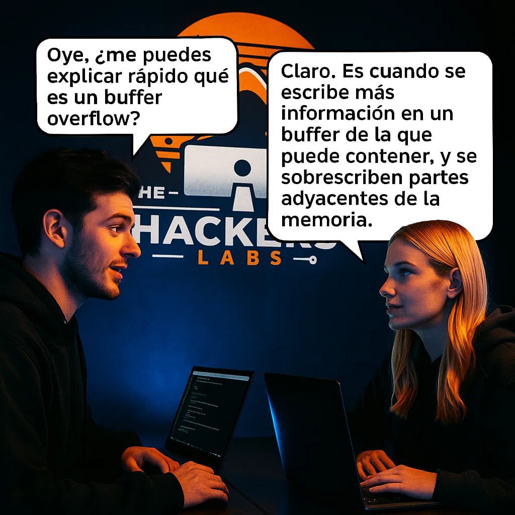 thehackerslabs's tweet image. 🔍 ¿Qué es un Buffer Overflow? Explicación clara y rápida para profesionales de la ciberseguridad

linkedin.com/posts/the-hack…

🔐 #Ciberseguridad #BufferOverflow #HackingÉtico #Infosec #ExploitDevelopment #SeguridadInformática #CyberSecurity #DevSecOps #MemoryManagement #SecureCodin