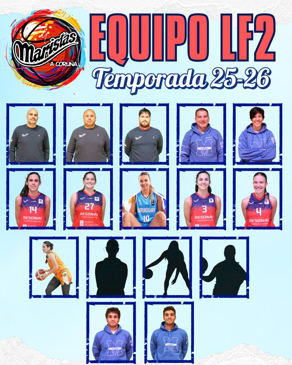 Espíritu 23 🍊 (@espiritu23_) on Twitter photo Sofía Arcos es el segundo fichaje de <a href="/MaristasCoruna/">Club Maristas Coruña</a> esta temporada ❤️
Quedan 3 sombras en el "Quién es quién?" Sabríais decir quiénes son? Nosotros 2/3 👀🔍
#CrecimosSoñandoJugamosCreyendo Sofía Arcos es el segundo fichaje de <a href="/MaristasCoruna/">Club Maristas Coruña</a> esta temporada ❤️
Quedan 3 sombras en el "Quién es quién?" Sabríais decir quiénes son? Nosotros 2/3 👀🔍
#CrecimosSoñandoJugamosCreyendo