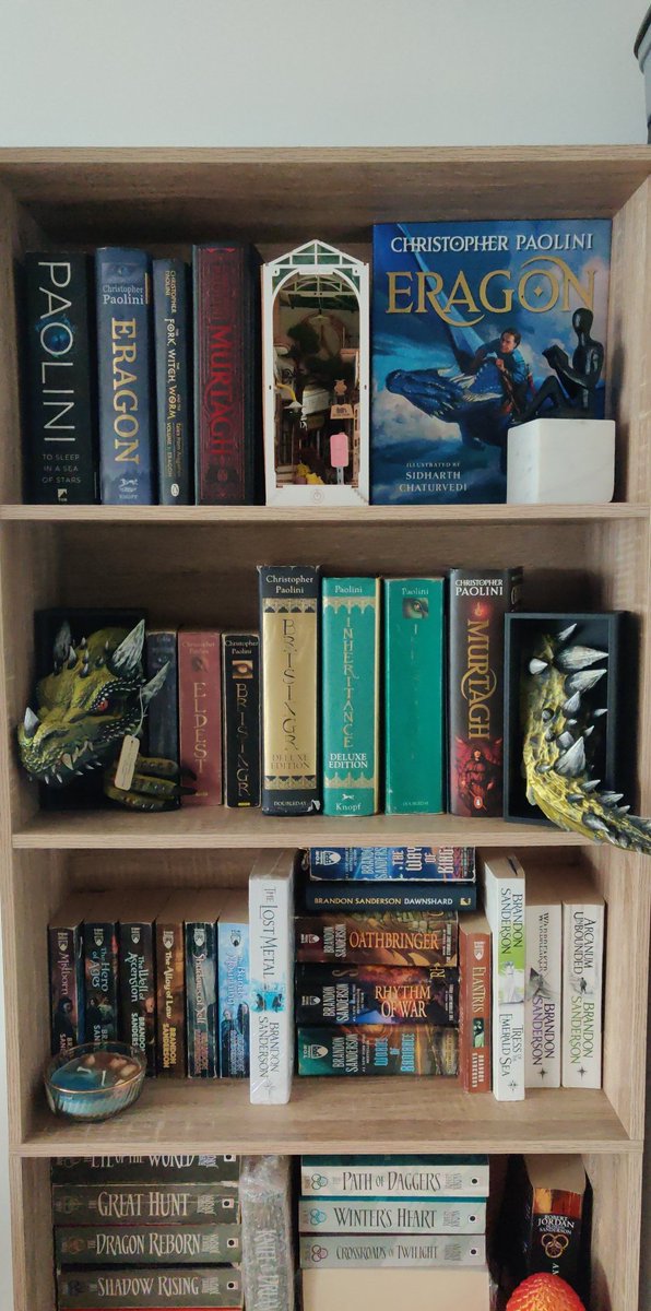 _sam_qu's tweet photo. @paolini  Glaedr book nook kindly gifted by a friend! https://t.co/i1CjT59wXm