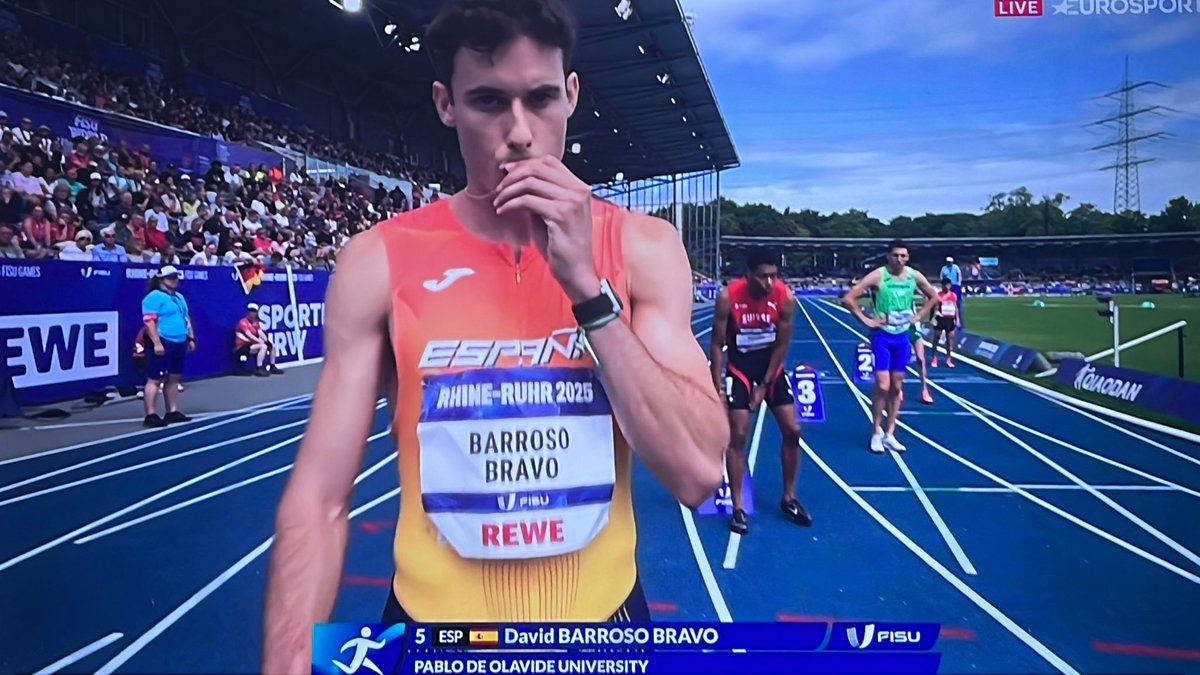 Fed. Ext. Atletismo (@fedextatletismo) on Twitter photo CAMPEÓN DEL MUNDO UNIVERSITARIO <a href="/DavidBarrosoo/">David Barroso</a>. Enhorabuena de tu <a href="/FedExtAtletismo/">Fed. Ext. Atletismo</a>. Emocionados. CAMPEÓN DEL MUNDO UNIVERSITARIO <a href="/DavidBarrosoo/">David Barroso</a>. Enhorabuena de tu <a href="/FedExtAtletismo/">Fed. Ext. Atletismo</a>. Emocionados.