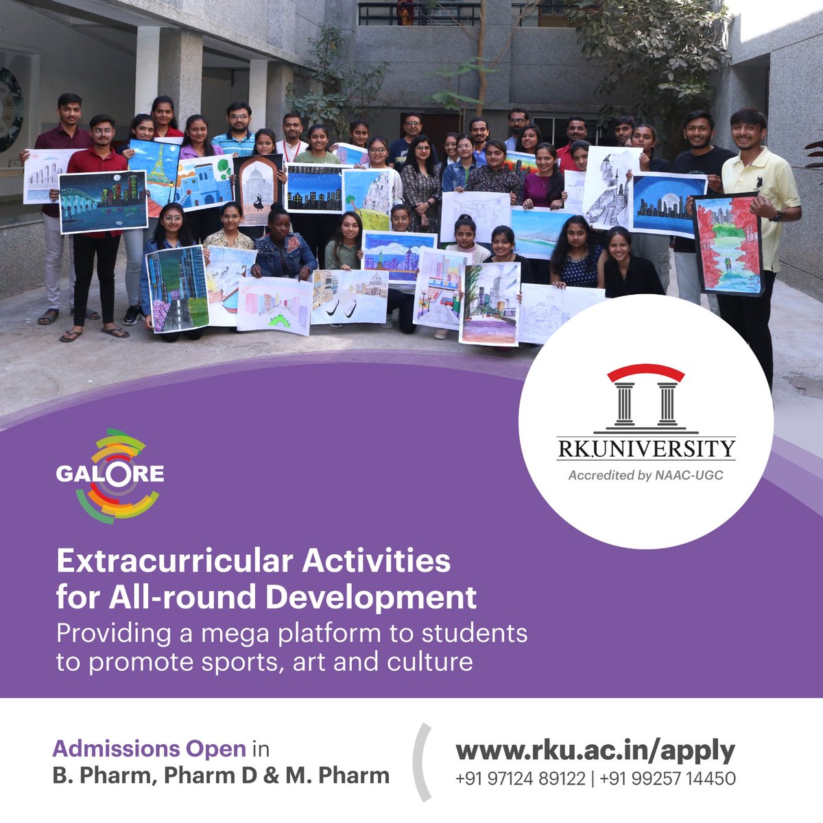 Study at RK University India with 100% tuition fee scholarship!

✅ Nursing | Business | Engineering | IT | Pharmacy &amp; more
✔️ Up to 100% scholarship
✔️ Offer letter in 48 hrs
✔️ No service fees
📲 Apply here: forms.gle/q1gFueRCmRN26W…