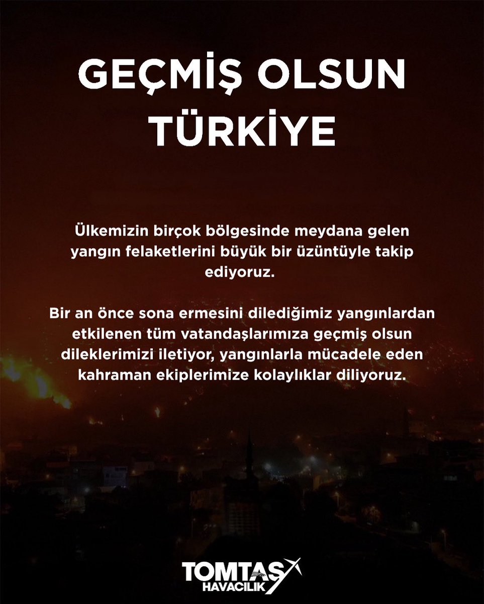 Geçmiş olsun Türkiye! 🇹🇷