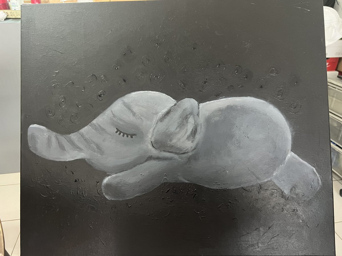 Sunday mood.
Melukis.
Pastu sambung tido.