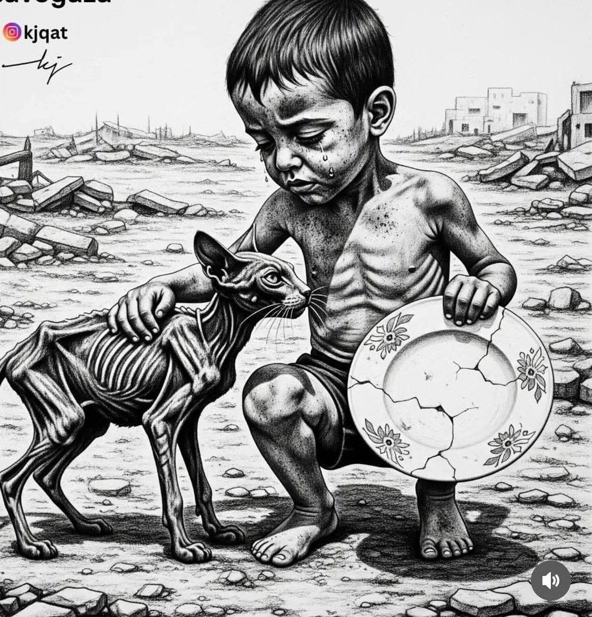 لم يرُحم في غزة بشر ولا حيوان ولا حجر

#غزة #غزة_تموت_جوعًا