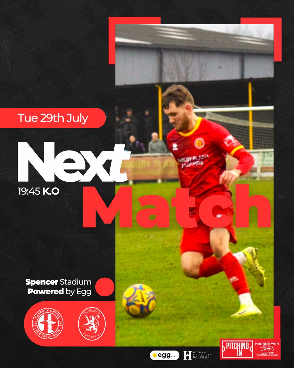 Banbury United FC (@banburyunitedfc) on Twitter photo ππππ πππππ π΄π‘
Join us this Tuesday night as we host <a href="/ChadlingtonFC/">Chadlington Football Club</a> at The Spencer Stadium, powered by <a href="/egg_dot_com/">egg.com</a>.
We come together, not just as fans, but as a communuty to honour a much-loved man and support a cause close to his heart.
This one's for Paul. ππππ πππππ π΄π‘
Join us this Tuesday night as we host <a href="/ChadlingtonFC/">Chadlington Football Club</a> at The Spencer Stadium, powered by <a href="/egg_dot_com/">egg.com</a>.
We come together, not just as fans, but as a communuty to honour a much-loved man and support a cause close to his heart.
This one's for Paul.