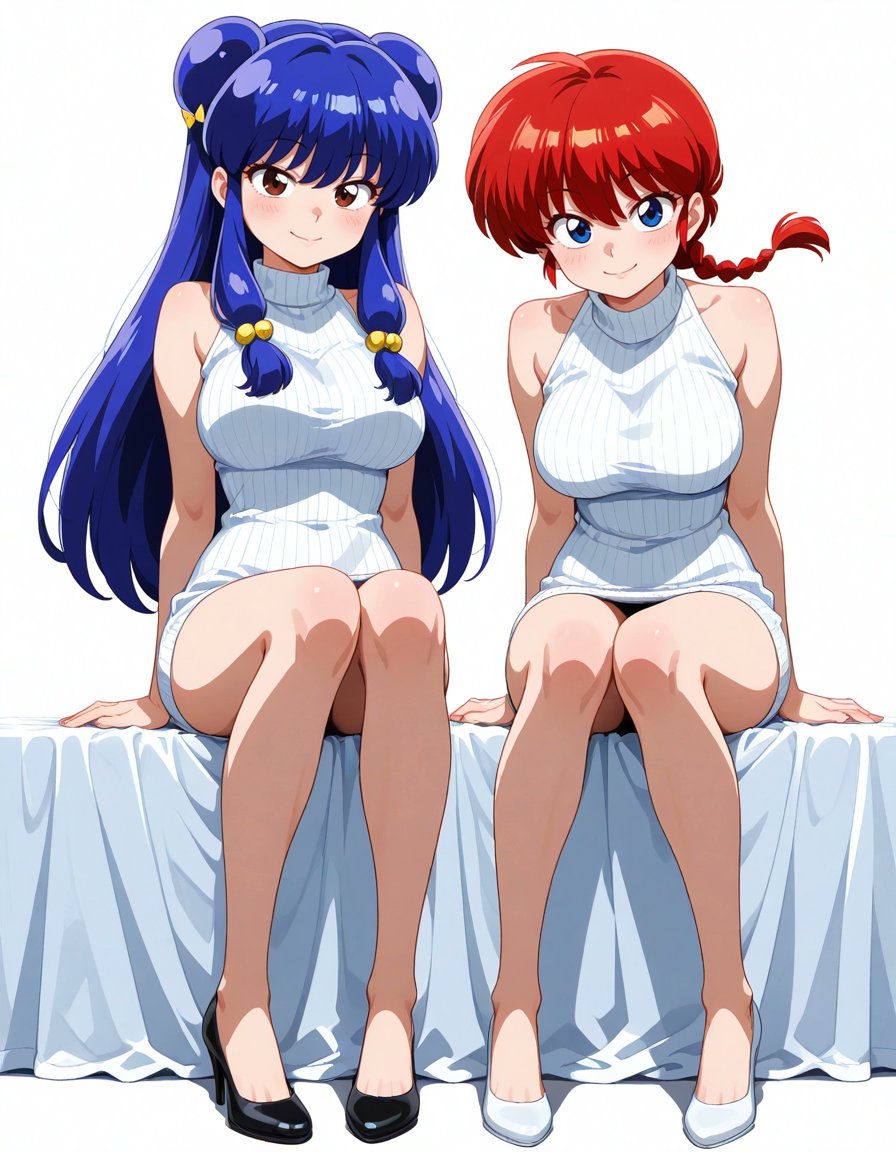 ChimpuSendzhin's tweet image. #AIart #AIイラスト #RanmaSaotome #Shampoo #Ranma12